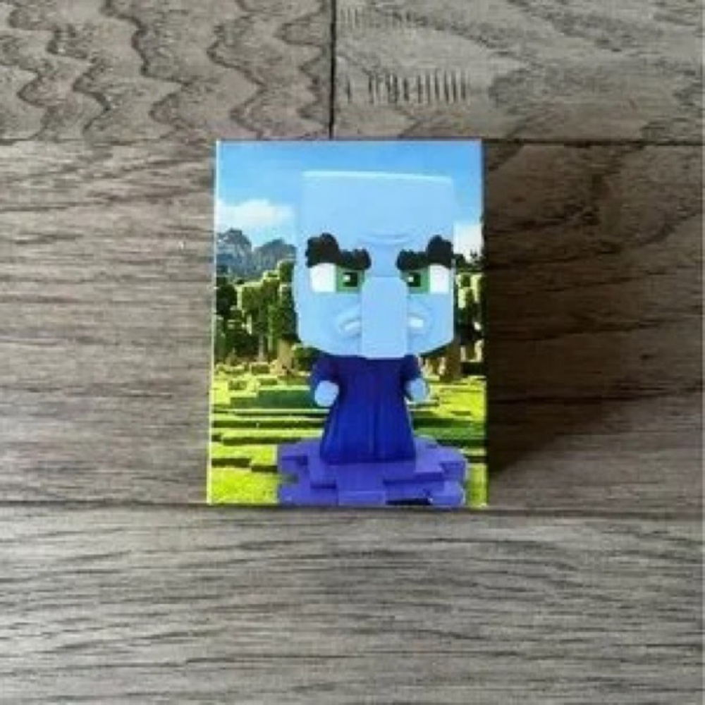 Blue Block Character Figurine